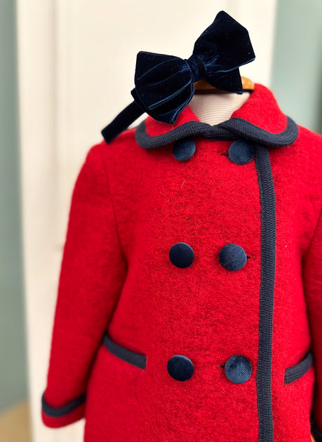 Cappotto invernale bambina in Lana Cotta – Baroni Firenze
