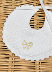 Ric Rac Bow Bib Small