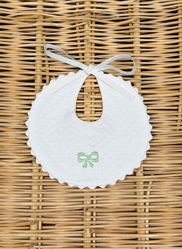 Ric Rac Bow Bib Small