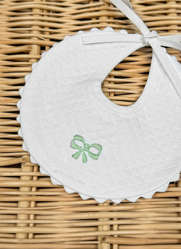 Ric Rac Bow Bib Small
