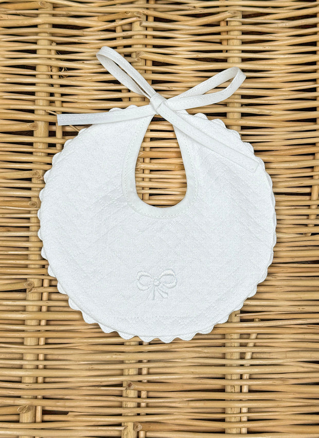 Ric Rac Bow Bib Small
