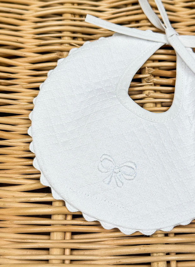 Ric Rac Bow Bib Small