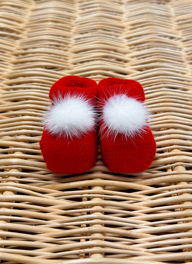 Pom-Pon Booties