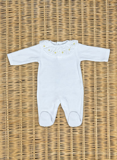 Chenille Sleepsuit Embroidered