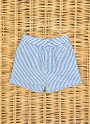 Linen Cotton Striped Shorts baroni firenze