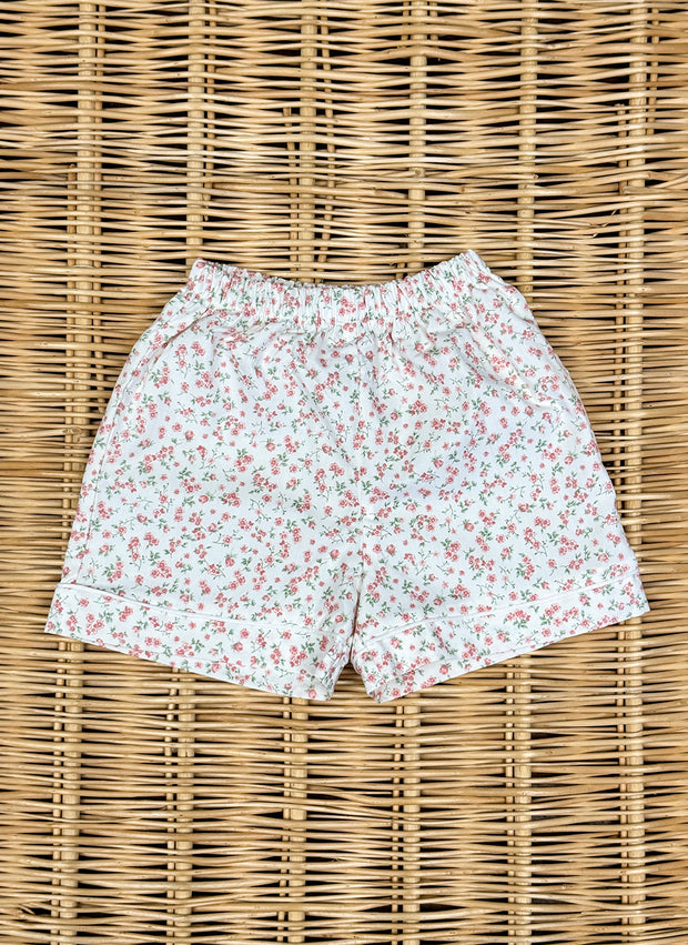 Girly Little Roses Fancy Short Pajamas