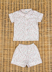 Girly Little Roses Fancy Short Pajamas