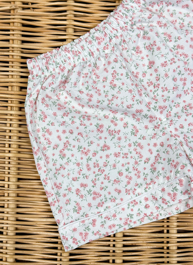 Girly Little Roses Fancy Short Pajamas