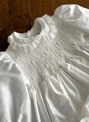 Lace and Smock Christening/Presentation Dress