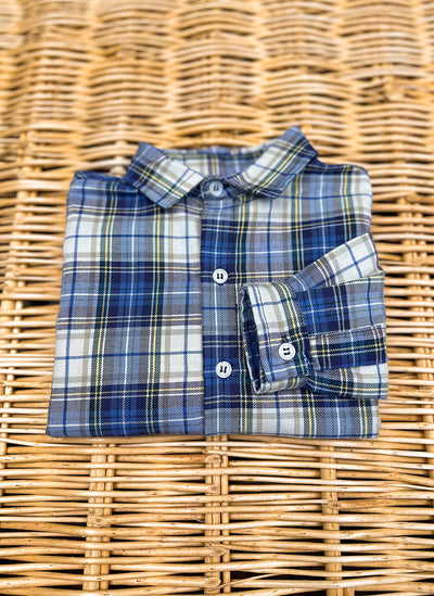 Boy Shirt Long Sleeve - Flannel