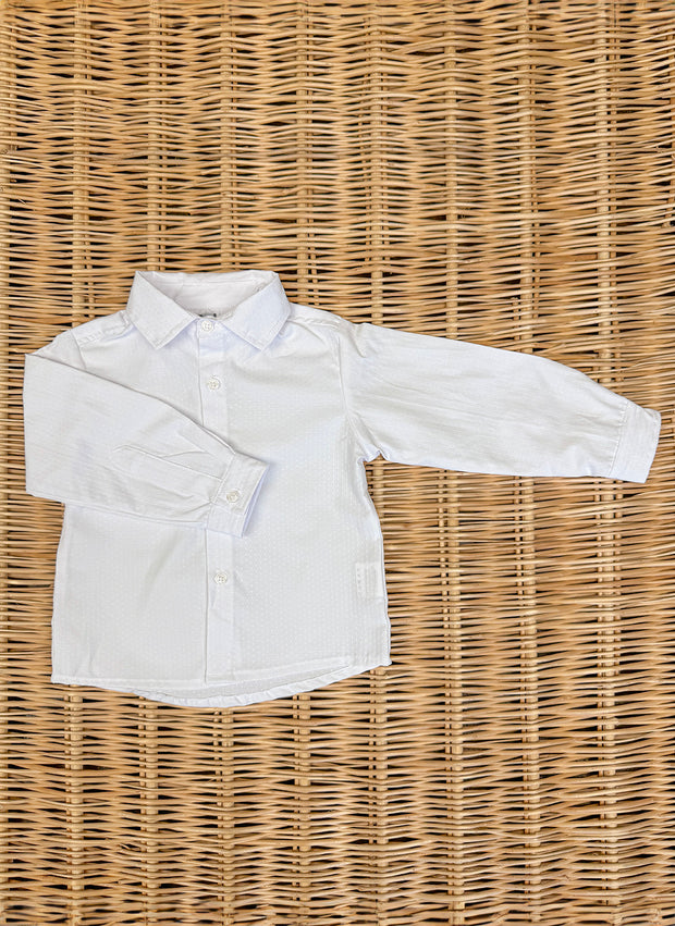 Boy Shirt Processed Cotton Long Sleeve