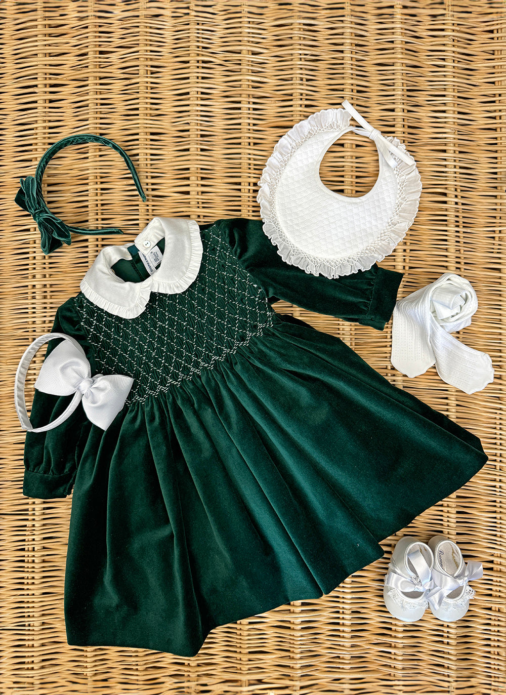 Vestiti Punto Smock Bambina Punto Smock Bambina Abitino Scozzese