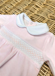 Two Piece Chenille Sleepsuit Smock