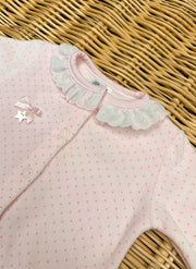 Two Piece Pois Chenille Sleepsuit