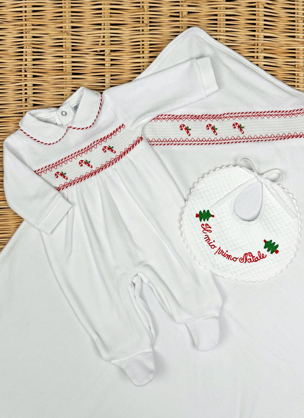 Christmas Candy Chenille Sleepsuit