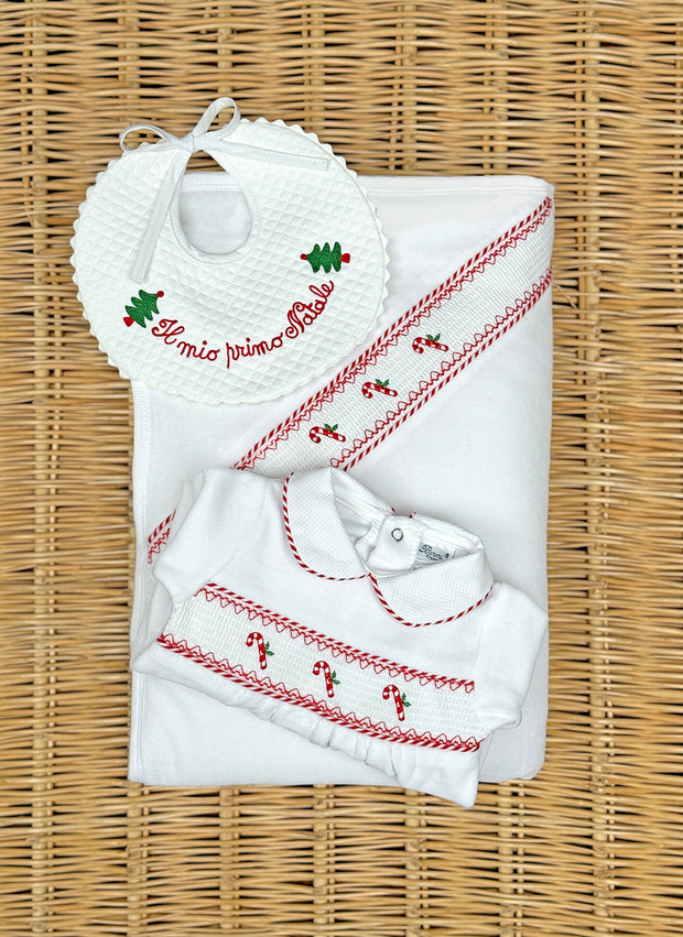 Christmas Candy Chenille Sleepsuit