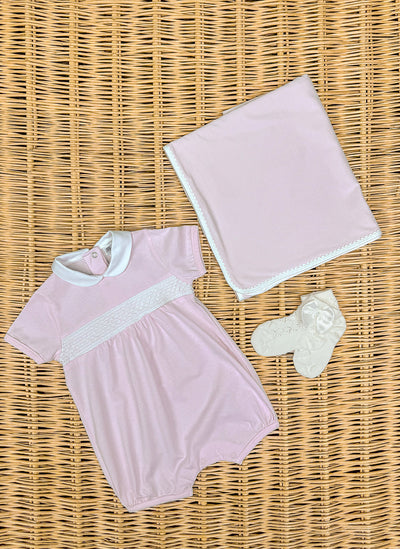 Girly Jersey smock romper