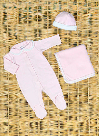 Sleepsuit Embroidered Collar