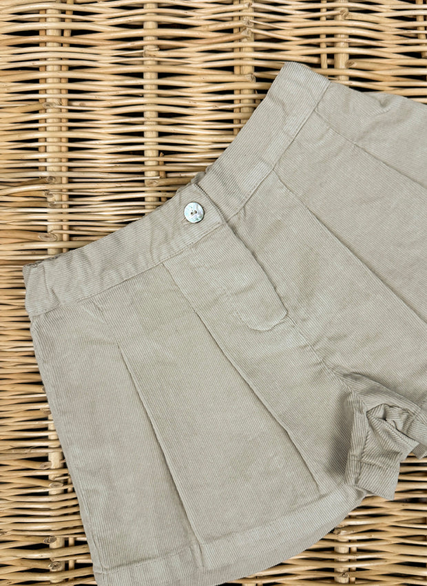 Corduroy Pant Skirt