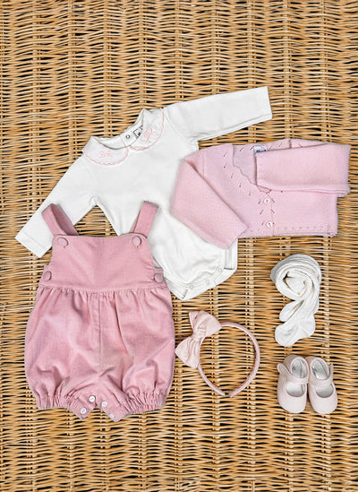 Bows Bodysuit - Light Pink