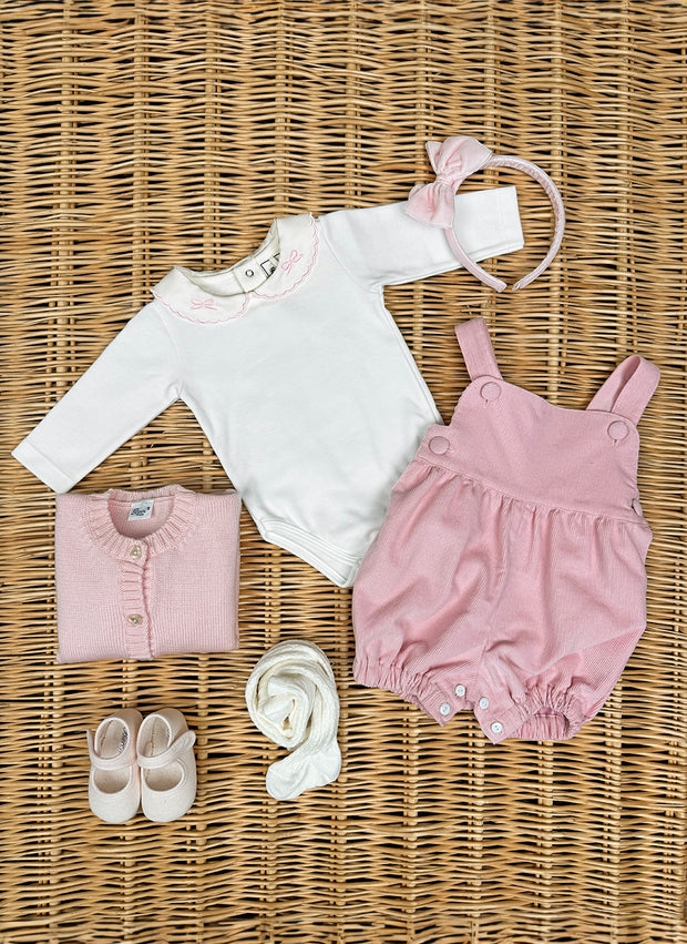 Bows Bodysuit - Light Pink