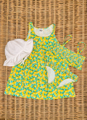 Lemons Matching Cover Up Dress