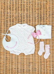 Cherries Cotton Sleepsuit