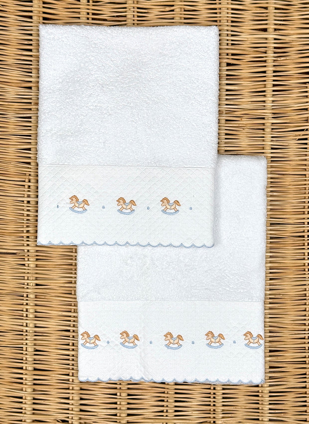 ROCKING HORSES TOWEL SET