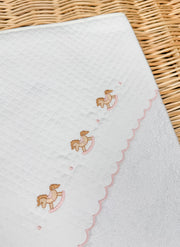 ROCKING HORSE HOODED TOWEL