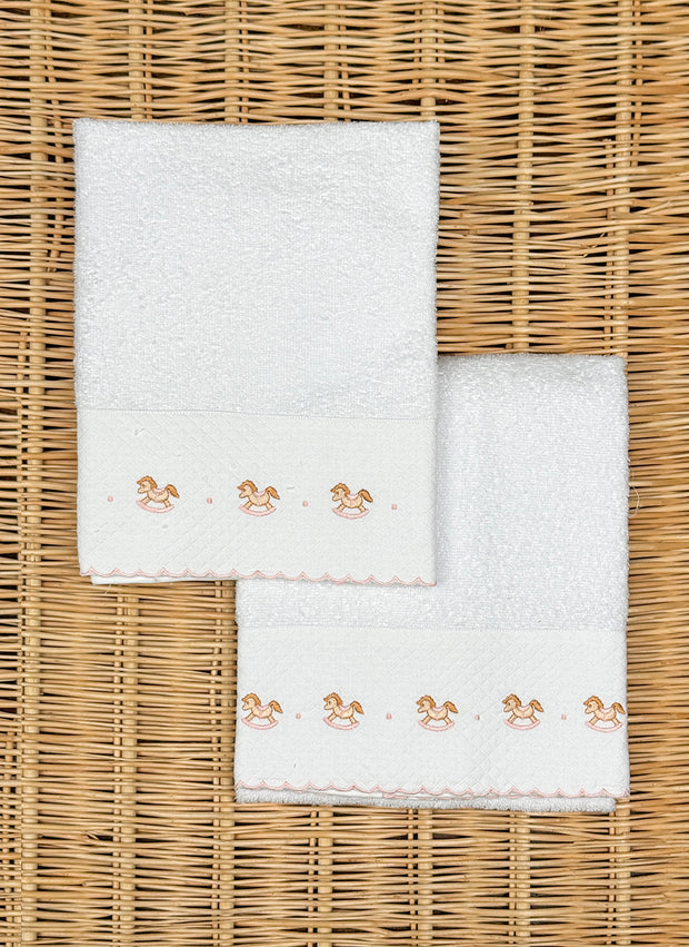 ROCKING HORSES TOWEL SET