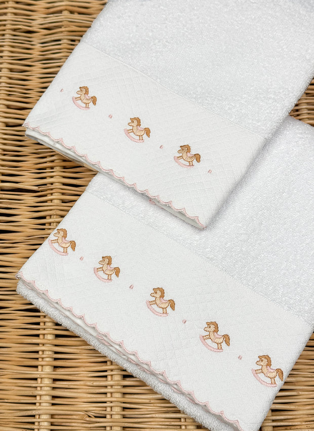 ROCKING HORSES TOWEL SET