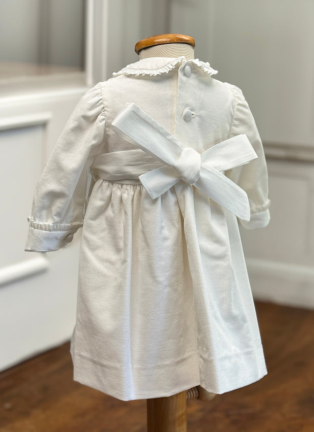 Velvet Christening Dress