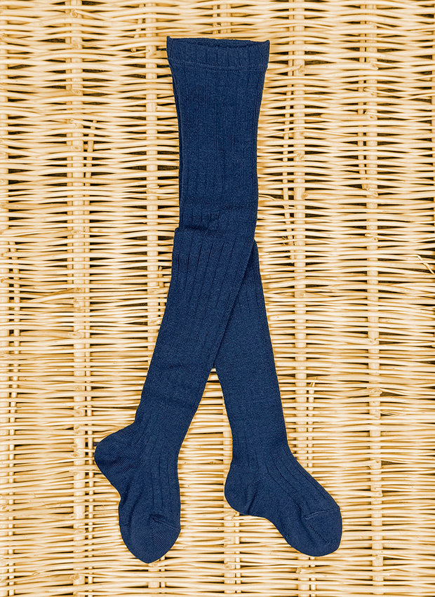 WOOL RIBBED TIGHTS