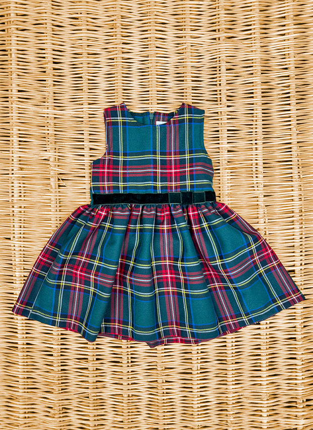 Sleeveless Tartan Dress