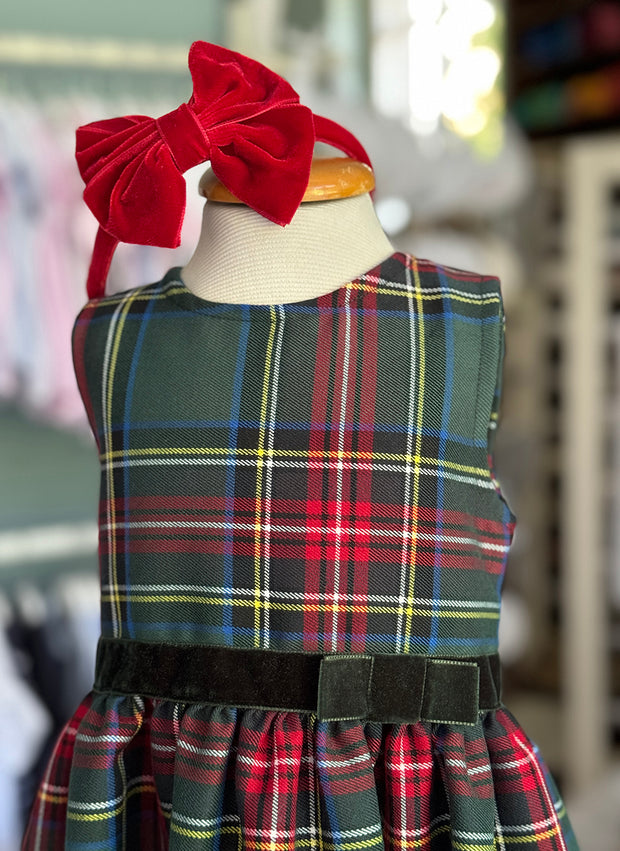 Sleeveless Tartan Dress