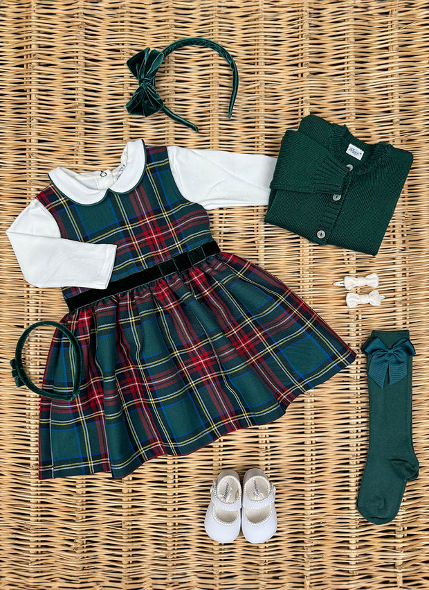 Sleeveless Tartan Dress