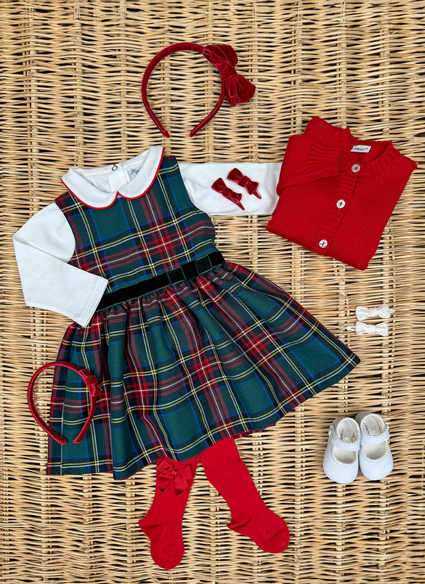 Sleeveless Tartan Dress