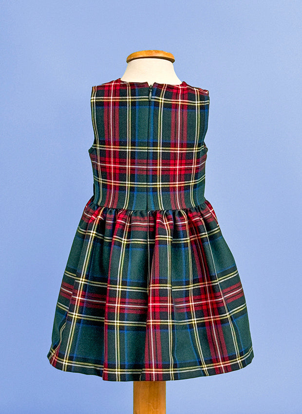 Sleeveless Tartan Dress