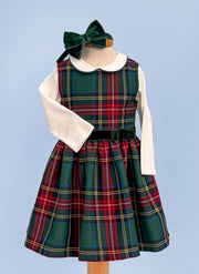 Sleeveless Tartan Dress