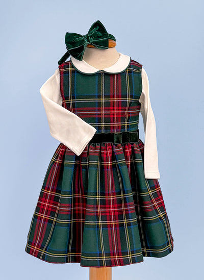 Sleeveless Tartan Dress