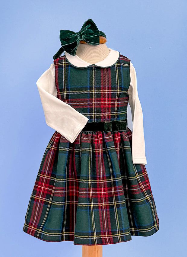 Sleeveless Tartan Dress