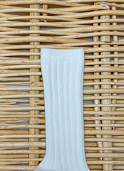 Warm Cotton Socks Ribbed Cream