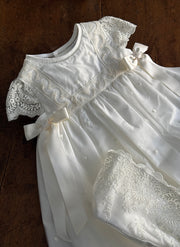 Lace Embroidered Christening/Presentation Dress