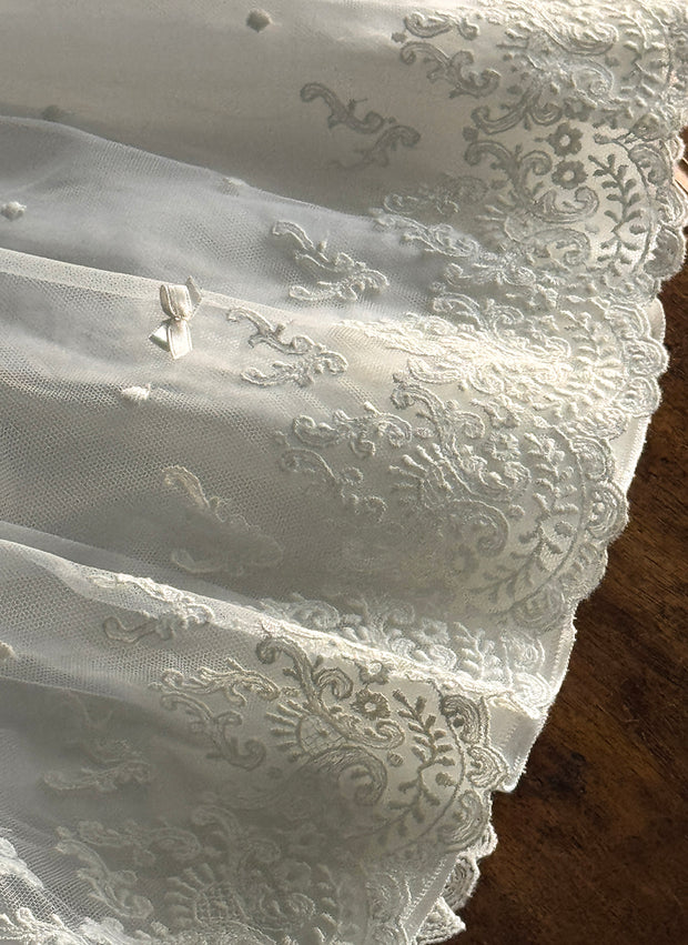 Lace Embroidered Christening/Presentation Dress