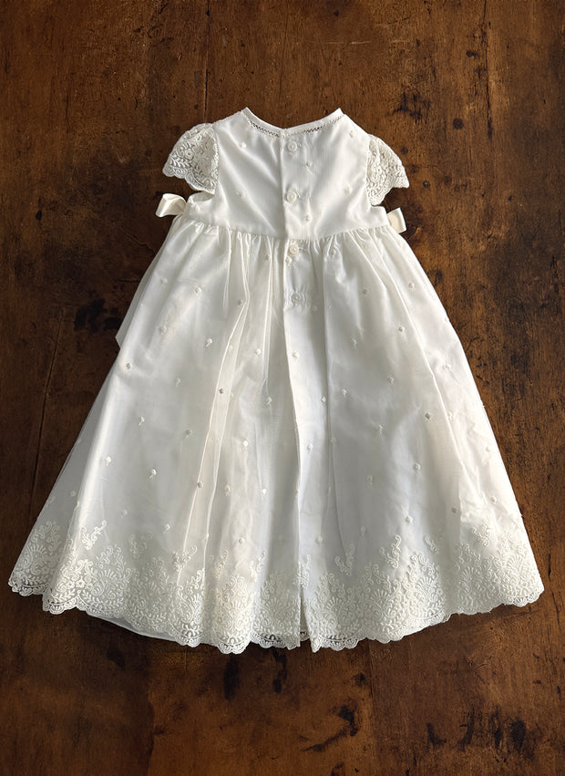 Lace Embroidered Christening/Presentation Dress