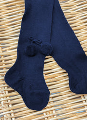 Pom-Pons Warm Cotton Tights