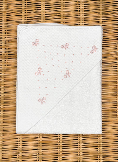 Little Bows & Pois Hooded Towel