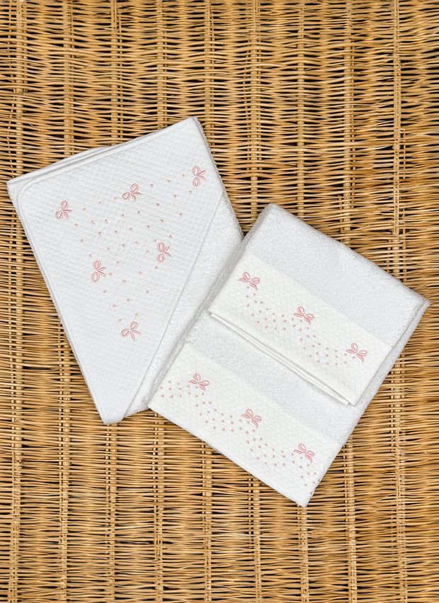 Bows & Pois Towel Set