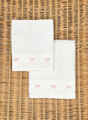 Bows & Pois Towel Set