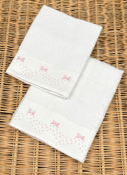 Bows & Pois Towel Set